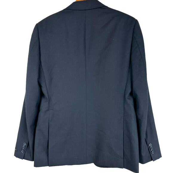 John Varvatos NWT Bedford Navy Size 40R Blazer Sportcoat Wool Blend 2 Button - Picture 2 of 9